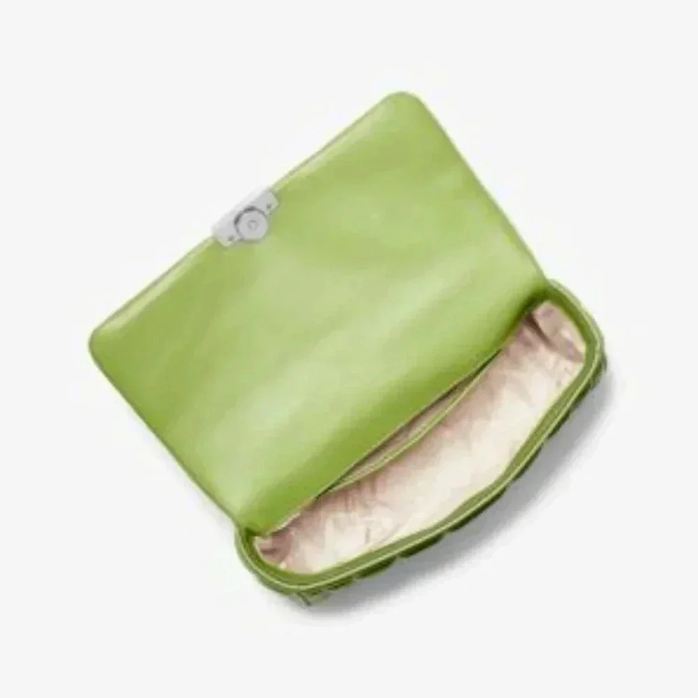 MICHAEL MICHAEL KORS - Tribeca Large Quilted Leather Shoulder Bag - Pear NWT!! - Picture 3 of 3